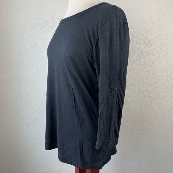 NWT PBX Black Long Sleeve T-Shirt Size M - Picture 2 of 7